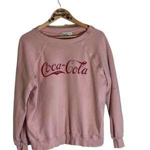Wild Fox Sample Pink Coca Cola Sweatshirt Medium